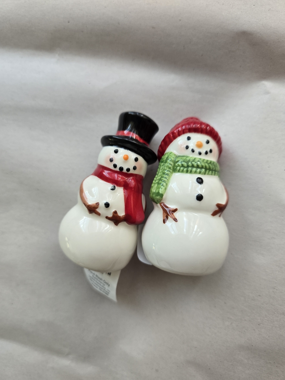 NWT Cracker Barrel Snowman Salt & Pepper Shakers